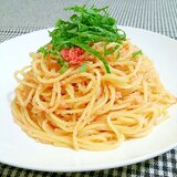 昆布茶でたらこのスパゲティ